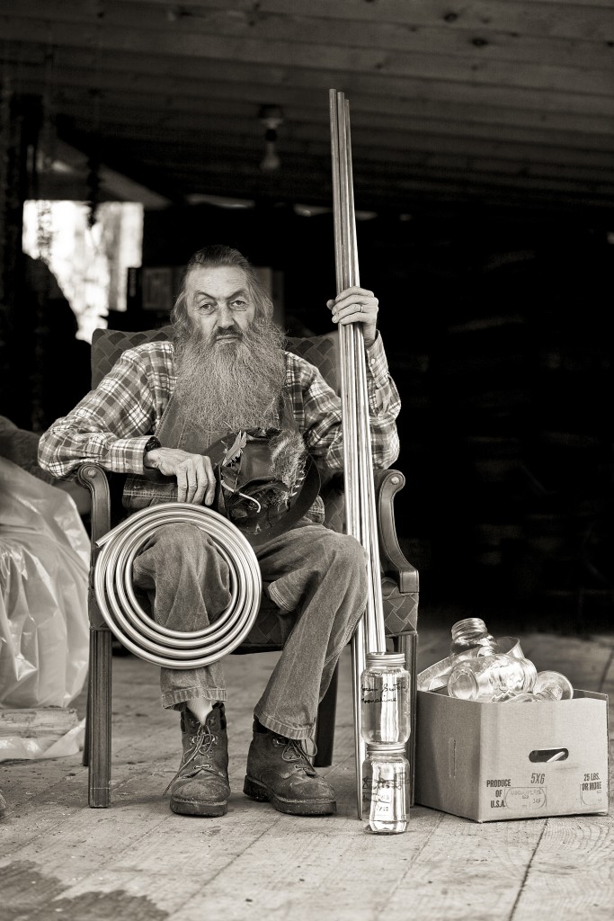 A portrait of Popcorn Sutton taken the day before his death in March 2012. Photo by Andy Armstrong.