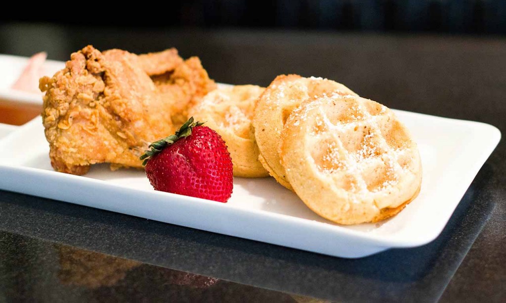 Melba's Fried Chicken and Eggnog Waffles. Photo courtesy of Melba's. 