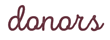 donors