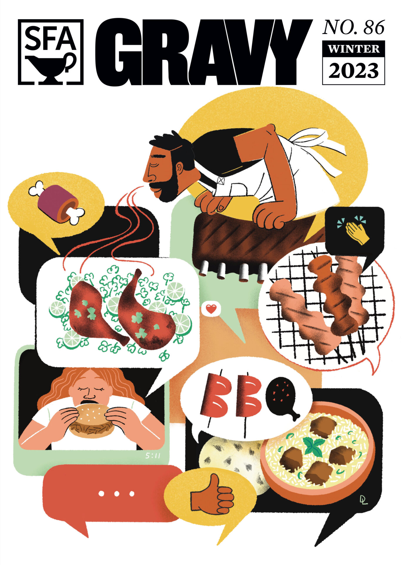 Gravy Issue 86, Winter 2023 cover image